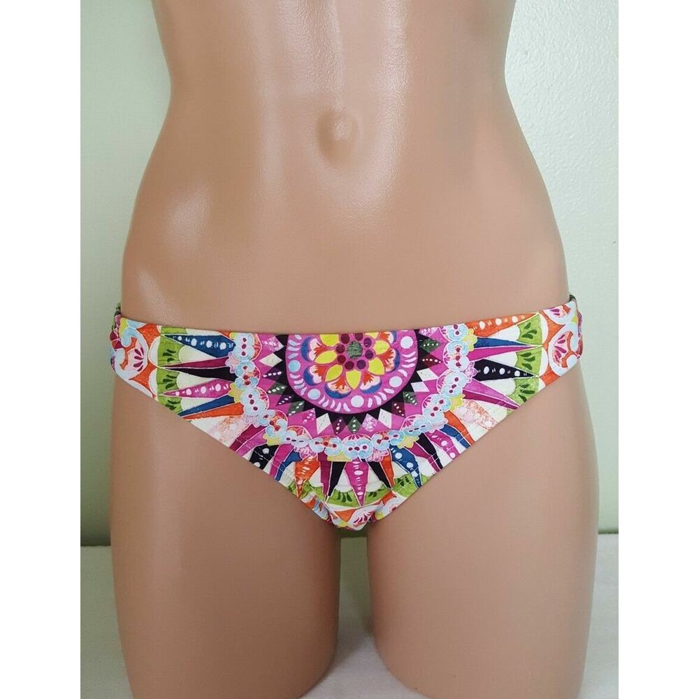 Bar III Cartwheels bikini bottom size L